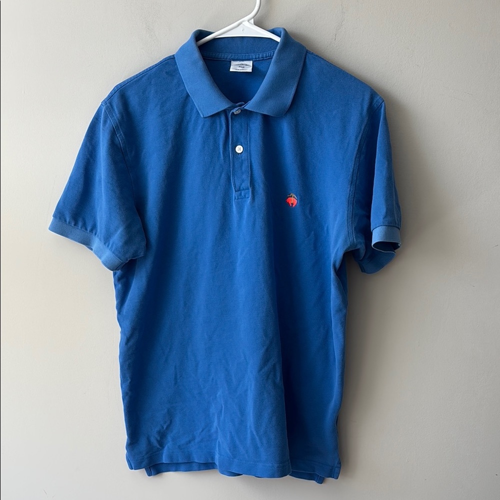 Brooks Brothers blue polo shirt size large